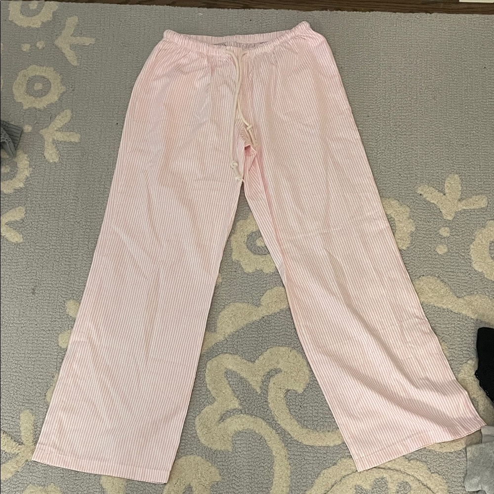 Pink Striped Shein Sweats